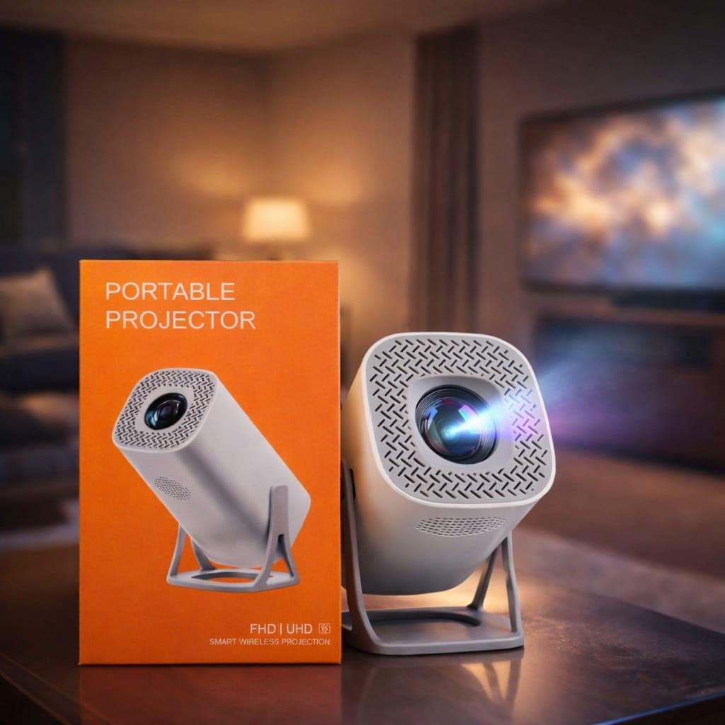 Portable Smart Mini Projector 4K Support 7