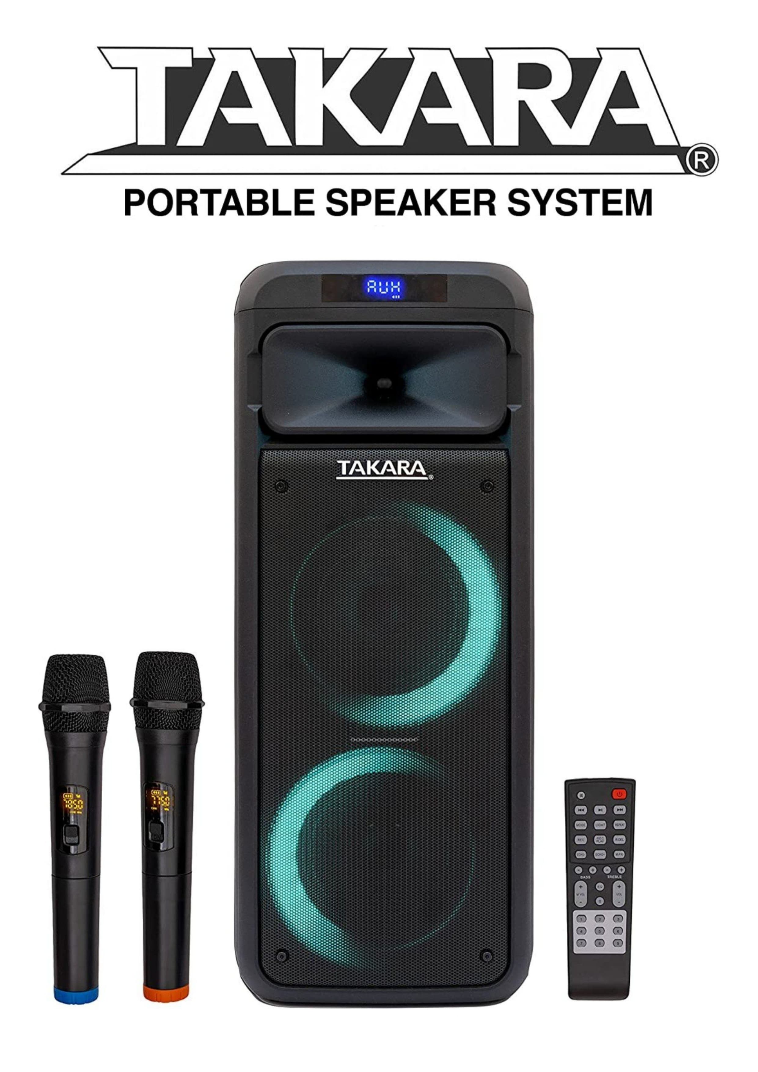 Takara T-1020 Portable Party Karaoke Speaker 4