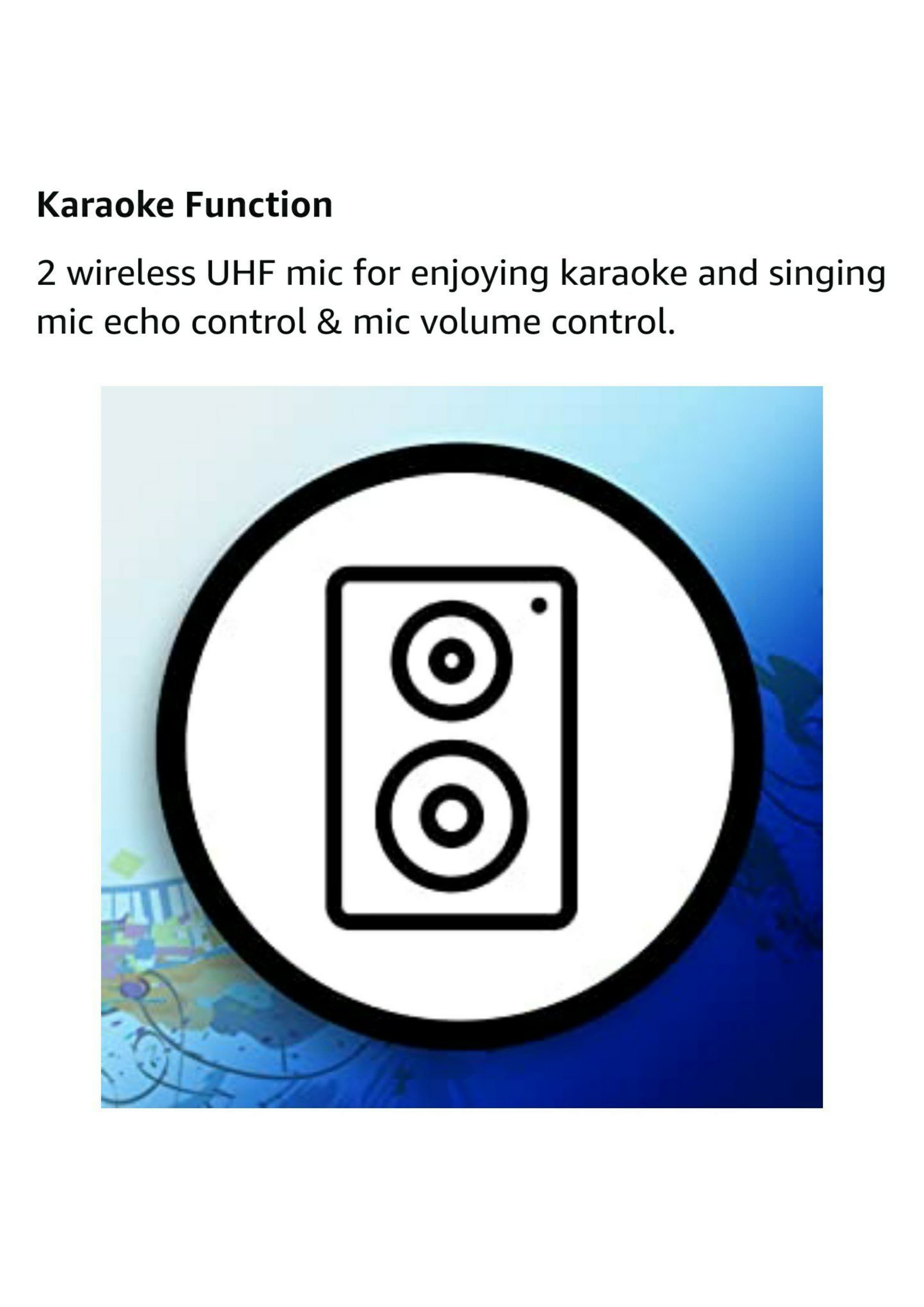 Takara T-1020 Portable Party Karaoke Speaker 7